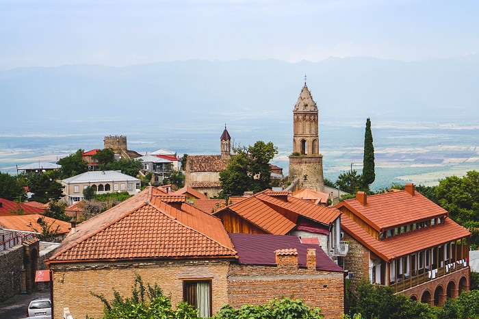 panoramic view of sighnaghi georgia